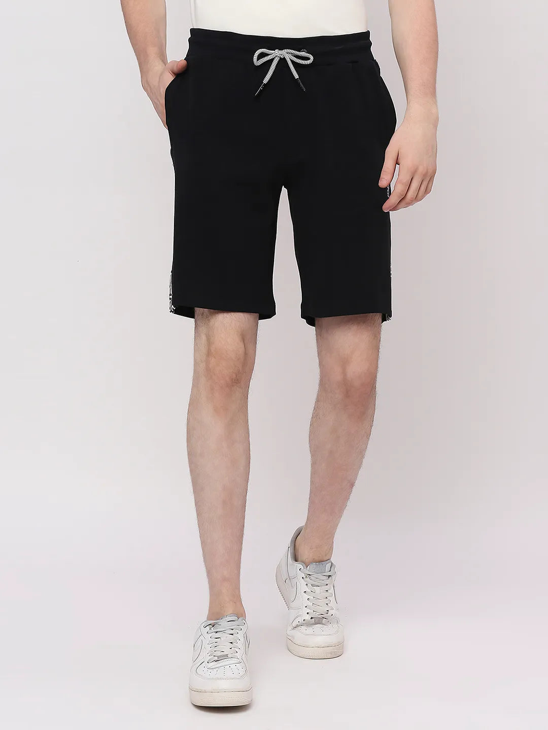 Being Human Clothing Men Regular Fit Shorts-Black