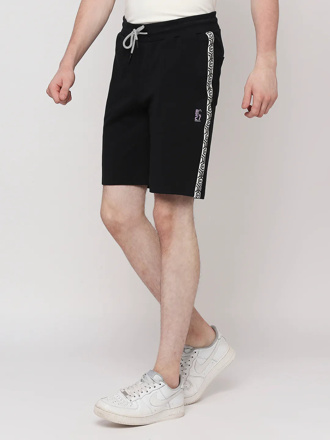 Being Human Clothing Men Regular Fit Shorts-Black