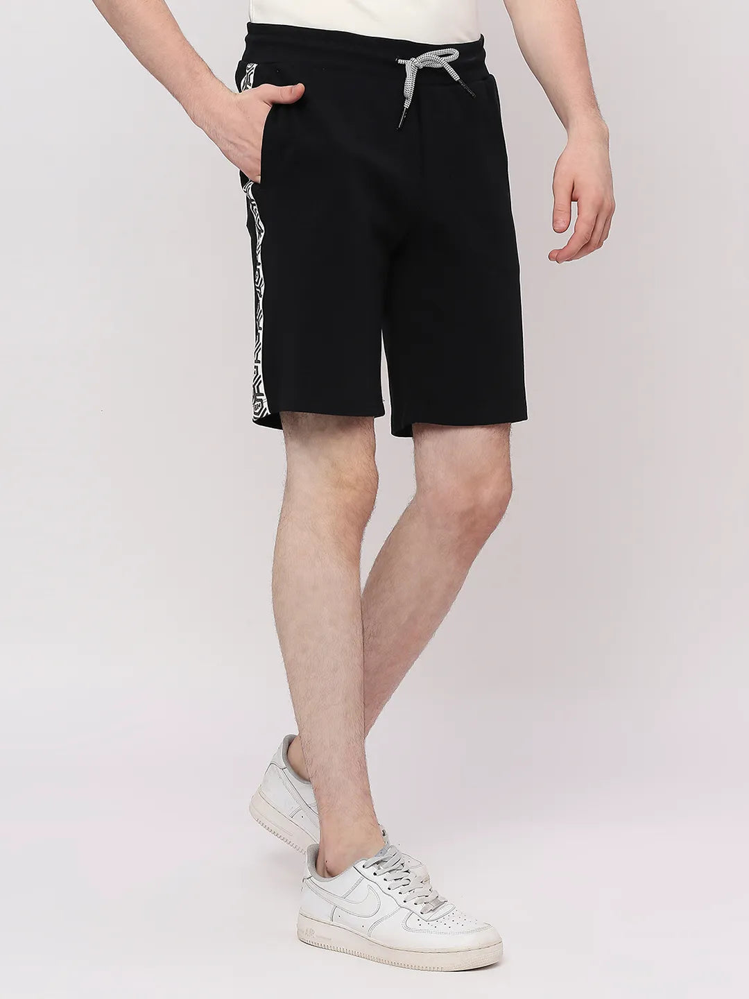 Being Human Clothing Men Regular Fit Shorts-Black