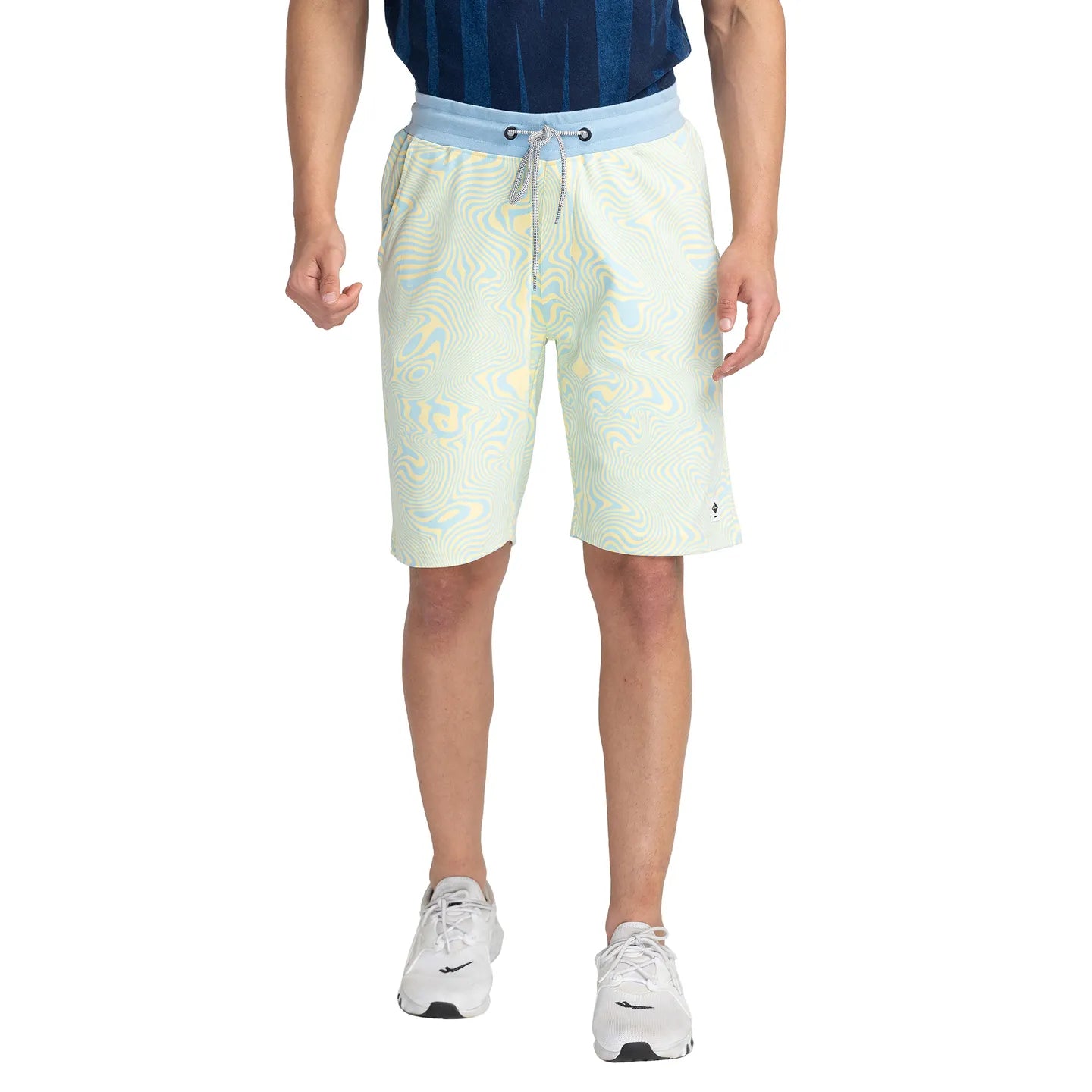 Being Human Clothing Men Regular Fit Shorts-Pale Yellow