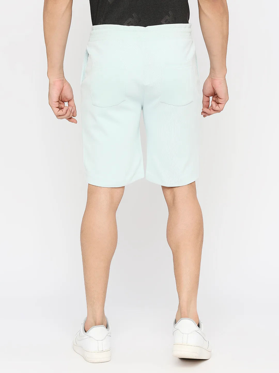 Being Human Clothing Men Regular Fit Shorts-Blue Coral