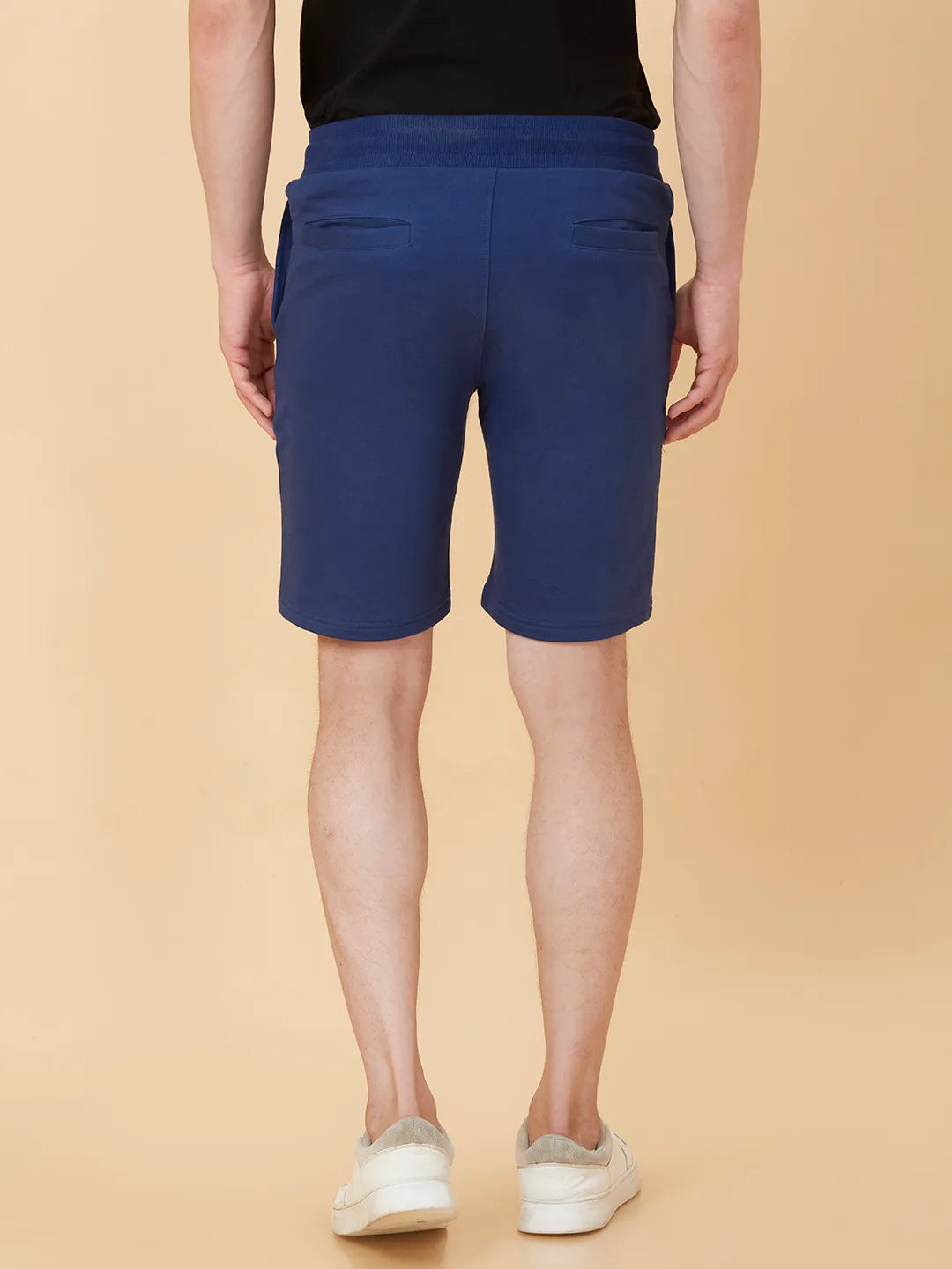 Being Human Clothing Men Regular Fit Track Shorts-Navy