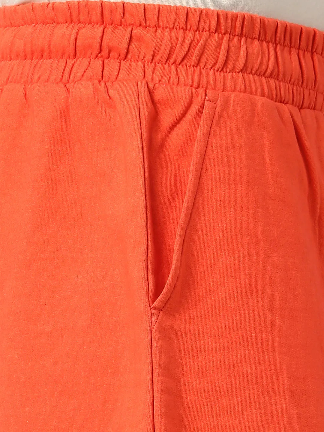 Being Human Clothing Men Regular Fit Track Shorts-Orange Com