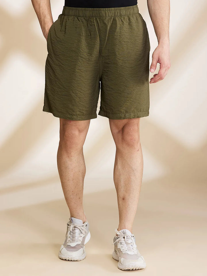 Olive Shorts Fit Men's Shorts