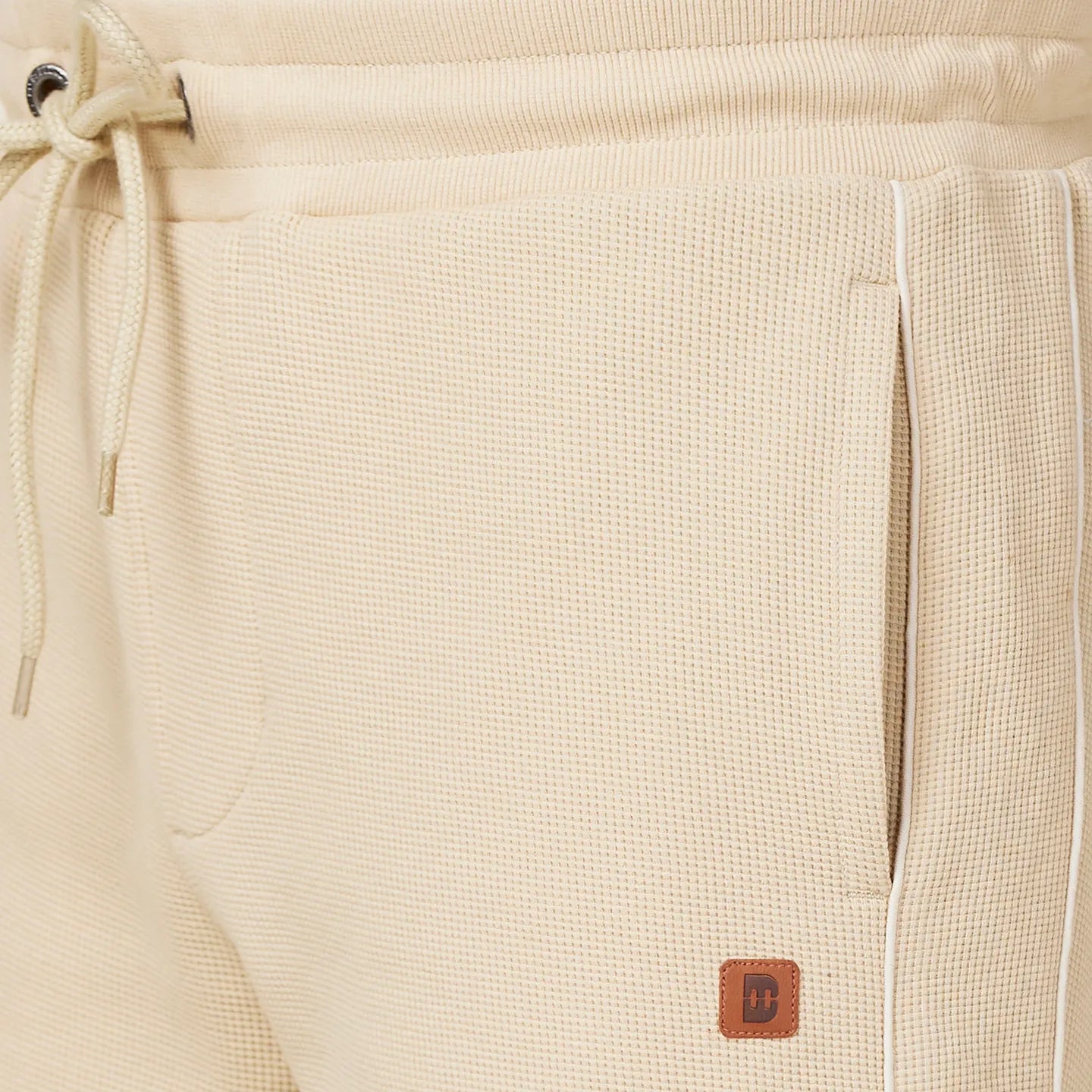 Being Human Clothing Men Beige Textured Shorts