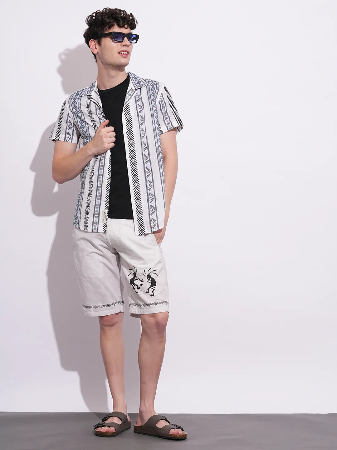 Being Human Clothing Mens-Bottom Shorts Lt.Grey