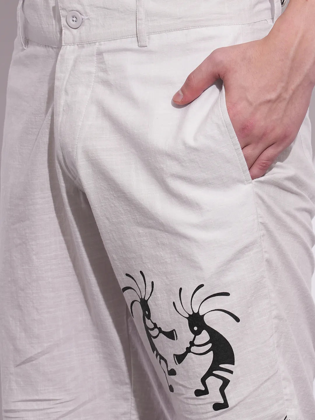 Being Human Clothing Mens-Bottom Shorts Lt.Grey