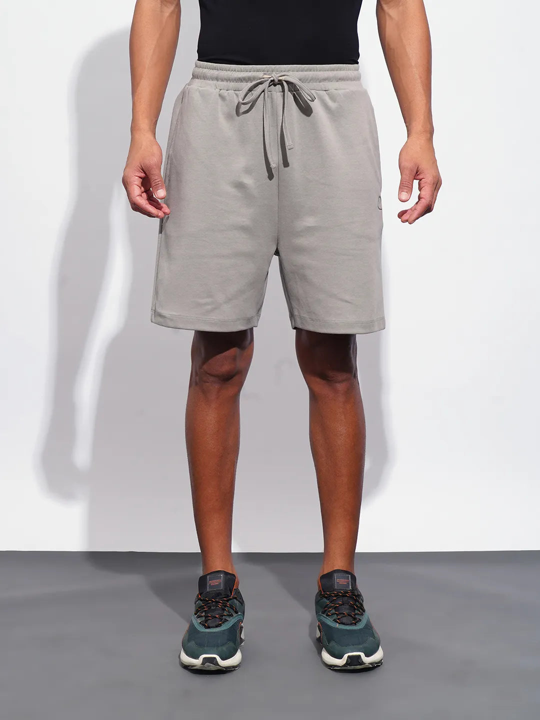 Being Human Clothing Mens-Bottom Shorts Dk.Grey
