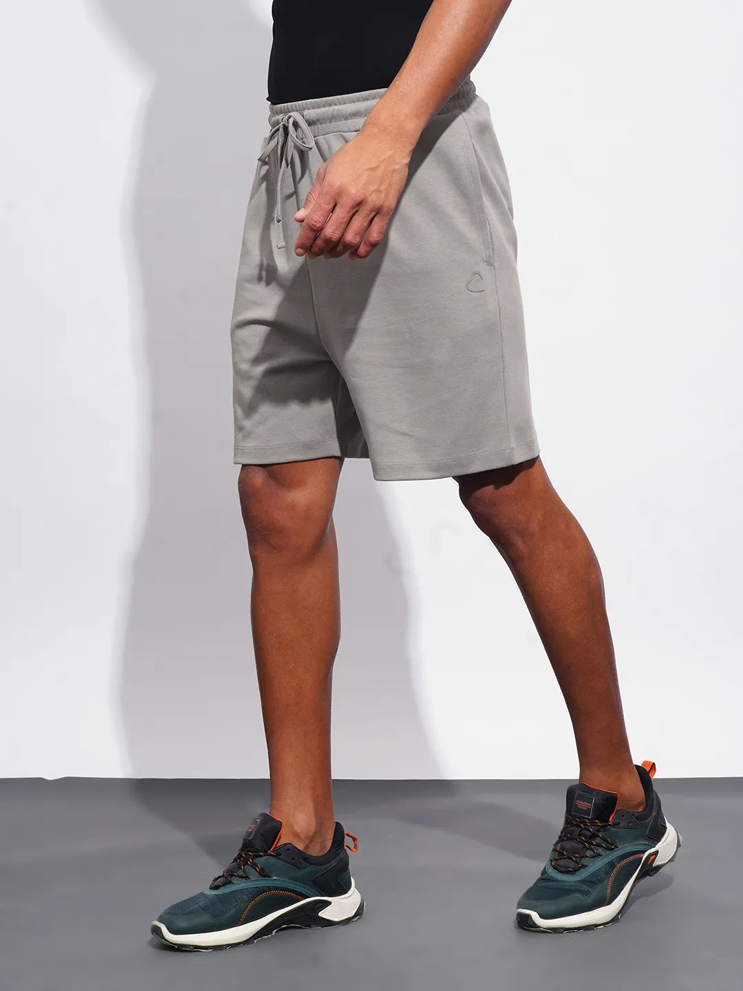 Being Human Clothing Mens-Bottom Shorts Dk.Grey