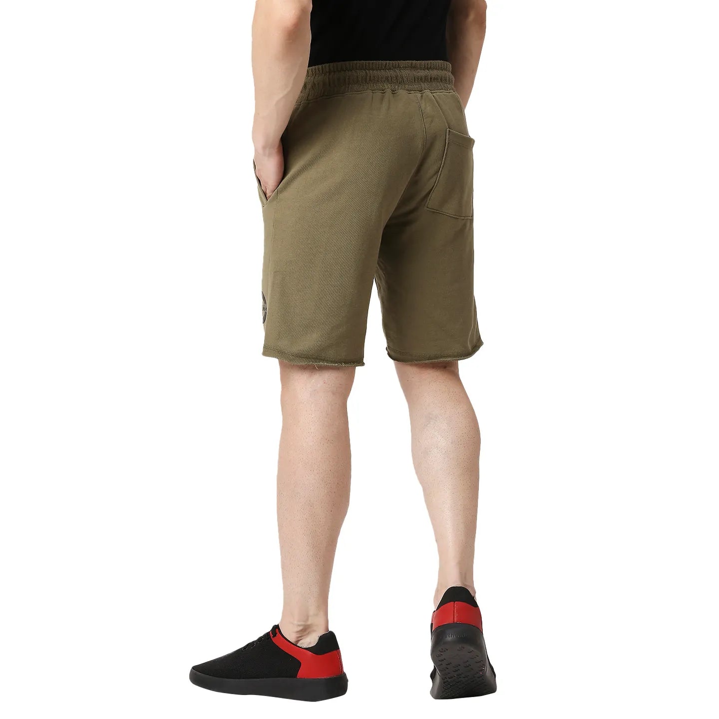Olive Regular Fit Men's Shorts by Being Human Clothing