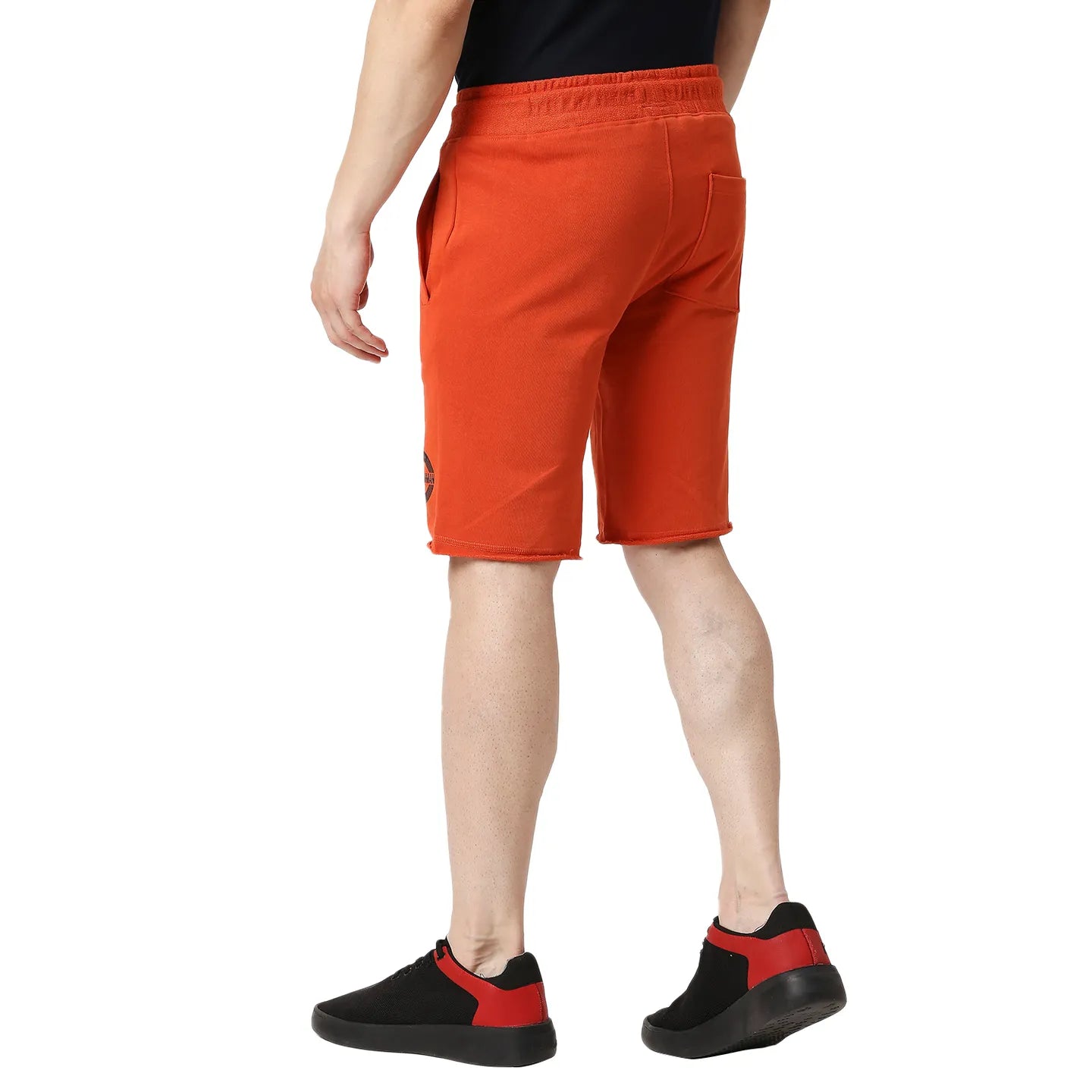 Orange Regular Fit Men's Shorts by Being Human Clothing