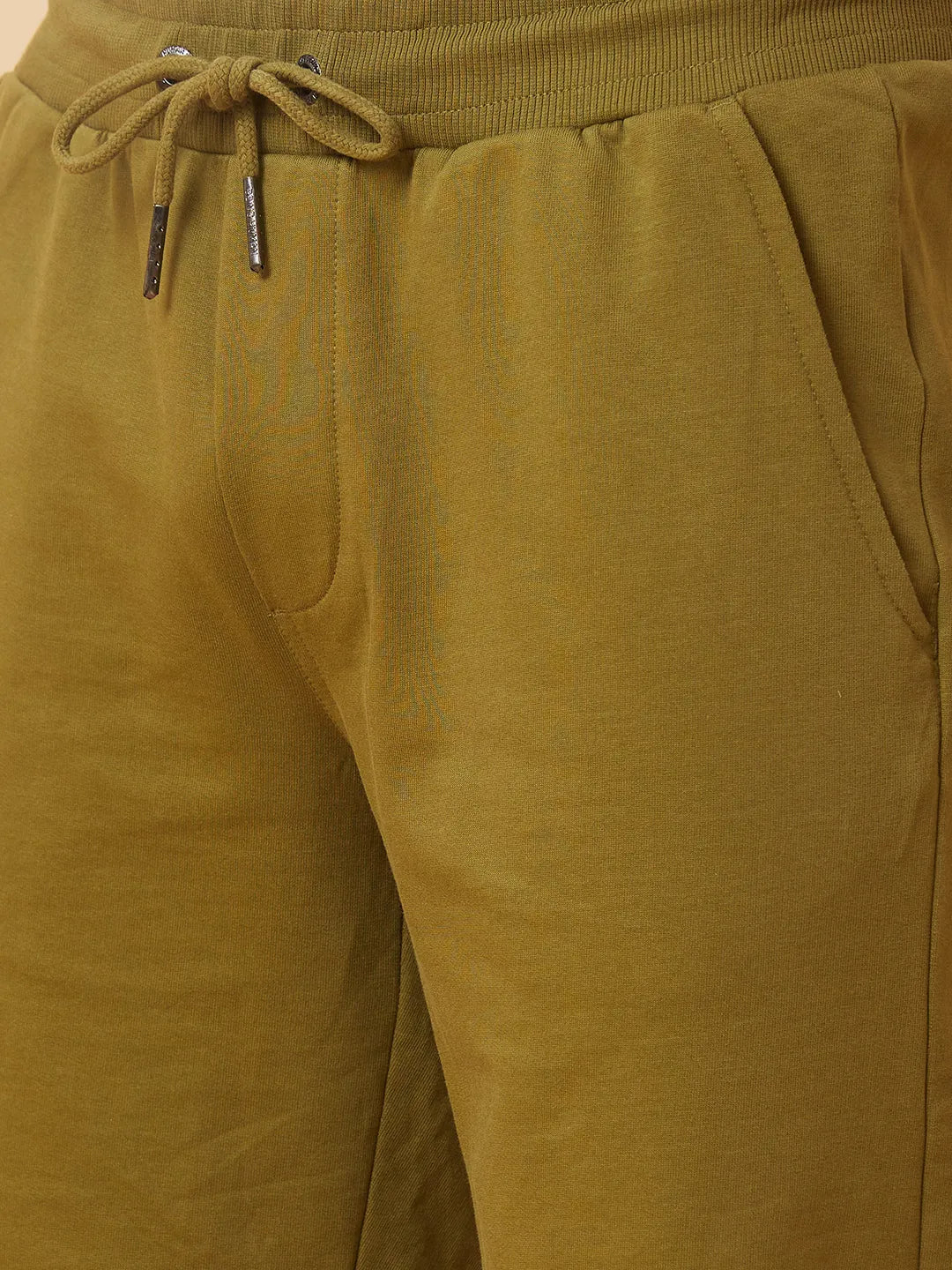 Being Human Clothing Men Regular Fit Shorts-Olive