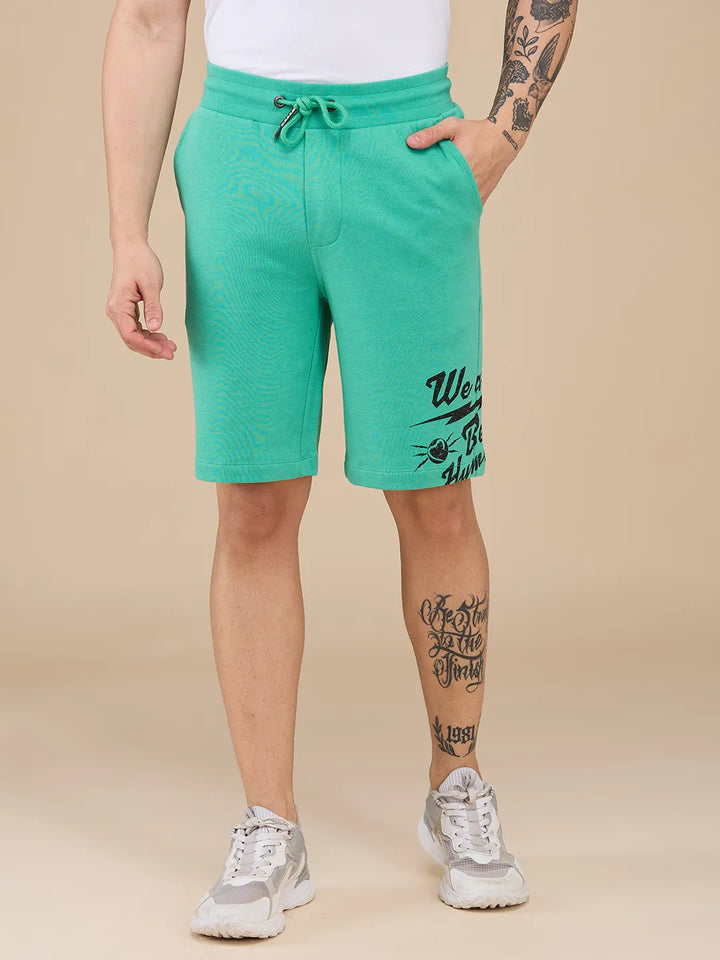 Green Shorts Fit Men's Shorts by Being Human Clothing