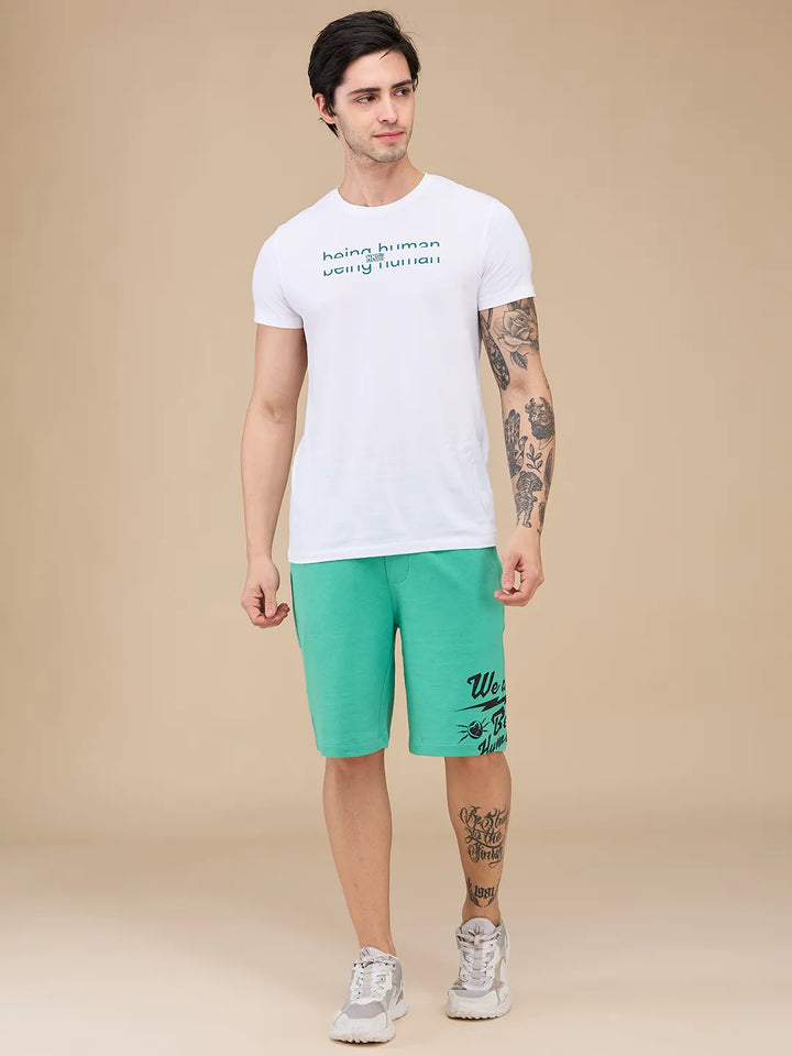 Green Shorts Fit Men's Shorts