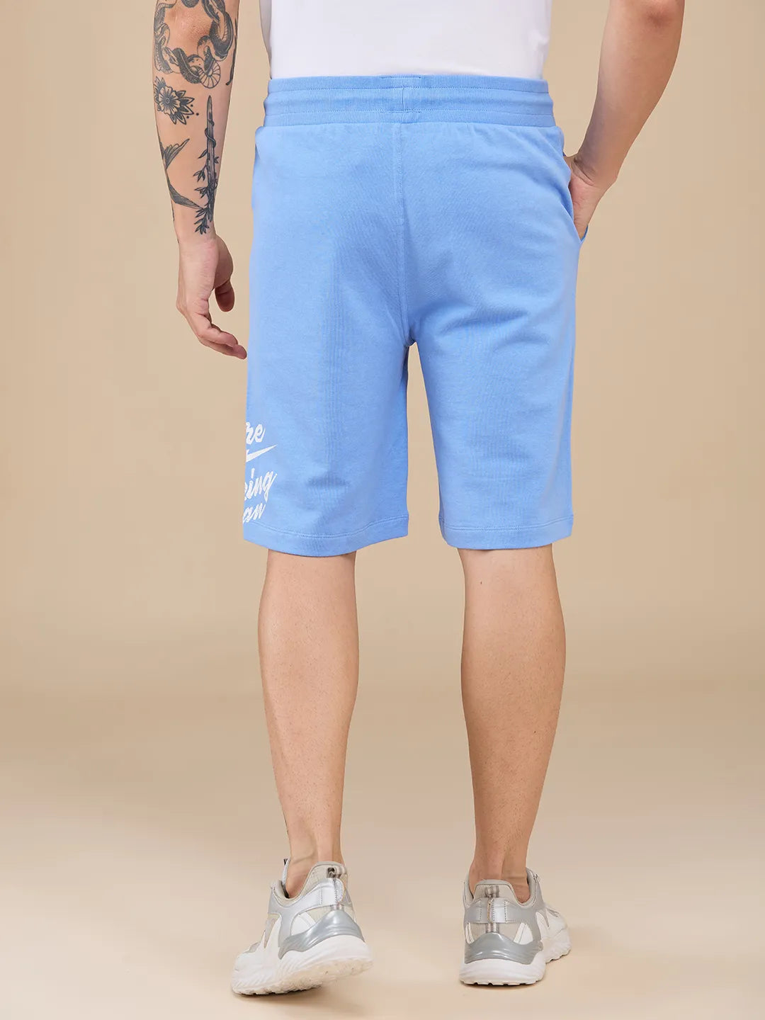 Blue Shorts Fit Men's Shorts by Being Human Clothing