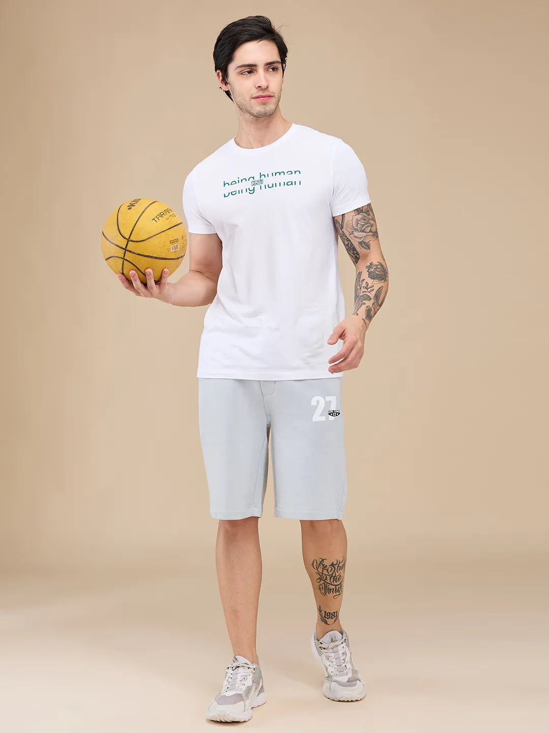 Grey Shorts Fit Men's Shorts by Being Human Clothing