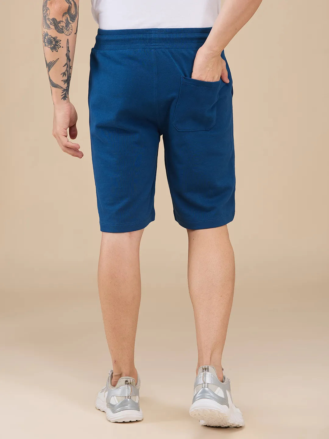 Being Human Clothing Mens-Bottom Shorts Navy