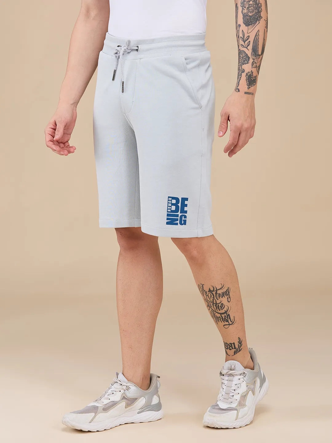 Grey Shorts Fit Men's Shorts by Being Human Clothing