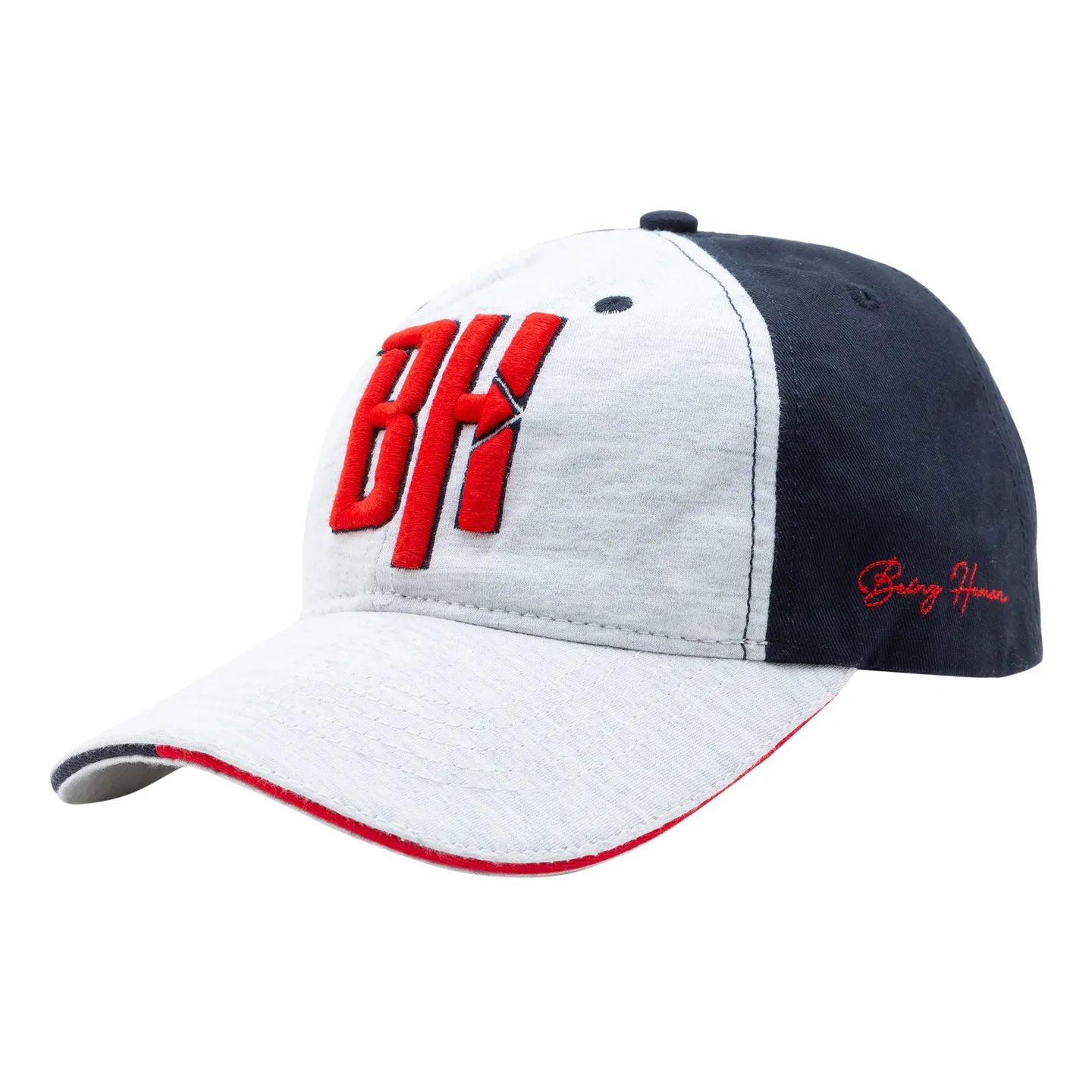 Grey  Cotton Unisex Cap by Being Human Clothing