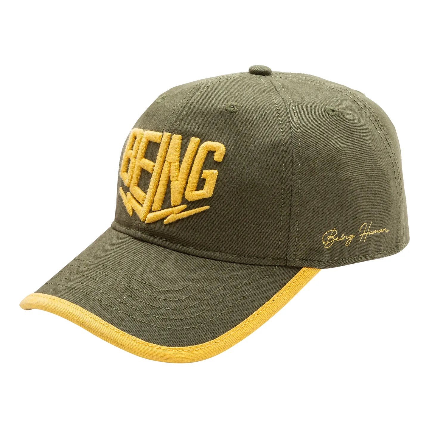 Being Human Clothing Men Dk Olive Caps