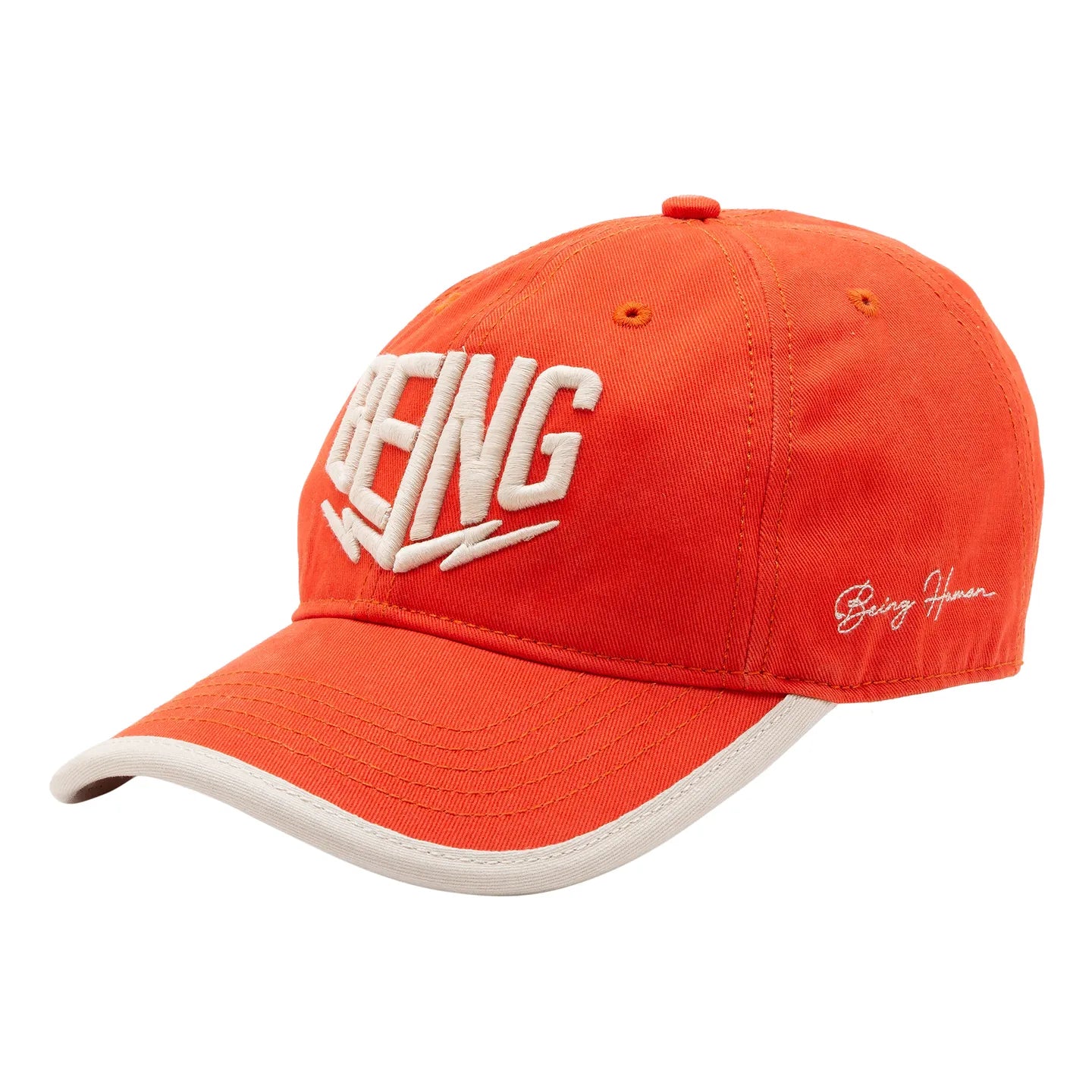 Being Human Clothing Men Orange Caps