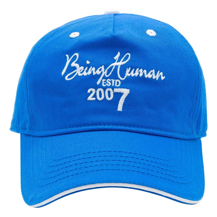 Royal Blue Cotton Unisex Cap by Being Human Clothing