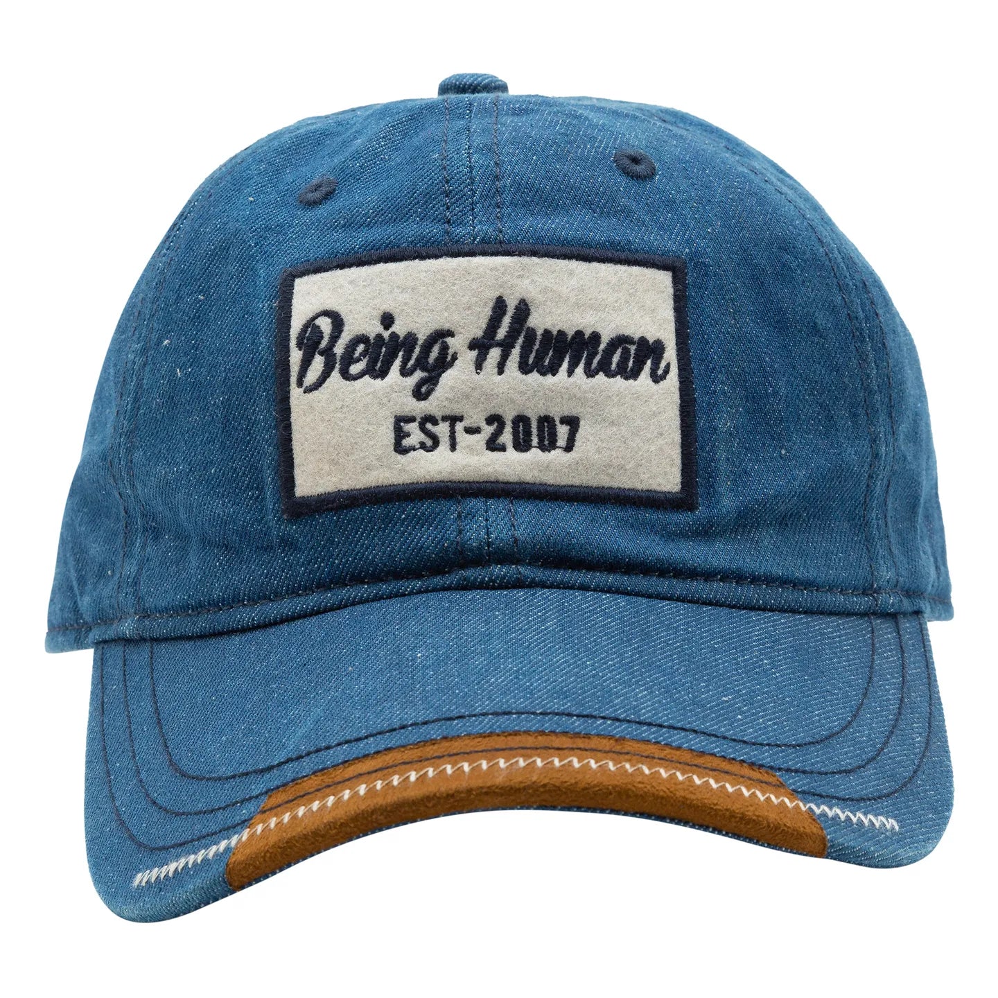 Being Human Clothing Men Blue Denim Caps