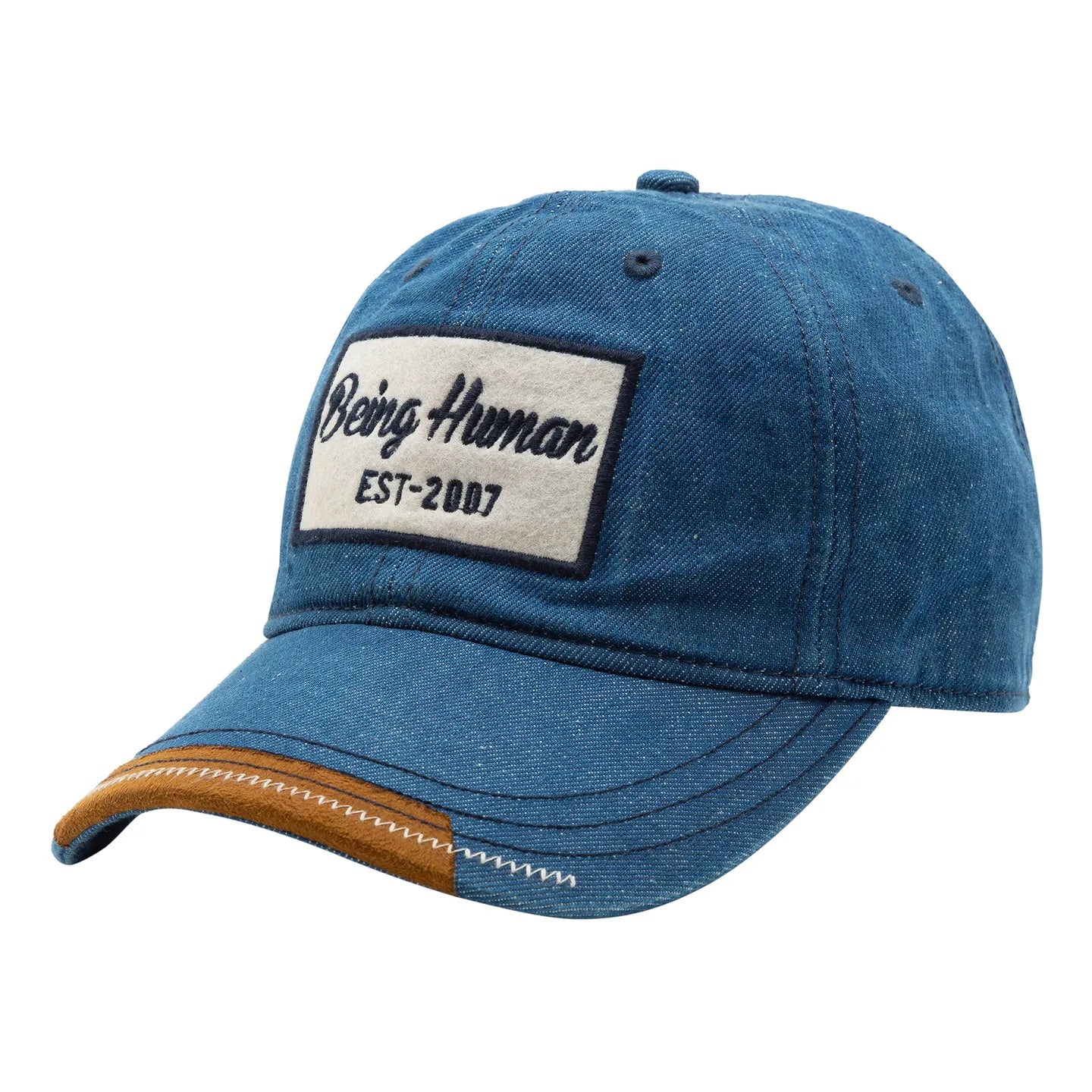Being Human Clothing Men Blue Denim Caps