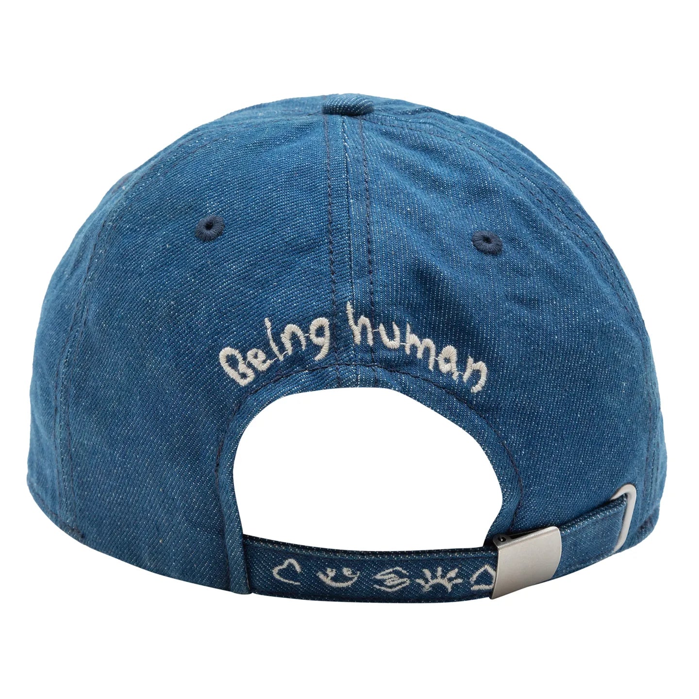 Being Human Clothing Men Blue Denim Caps
