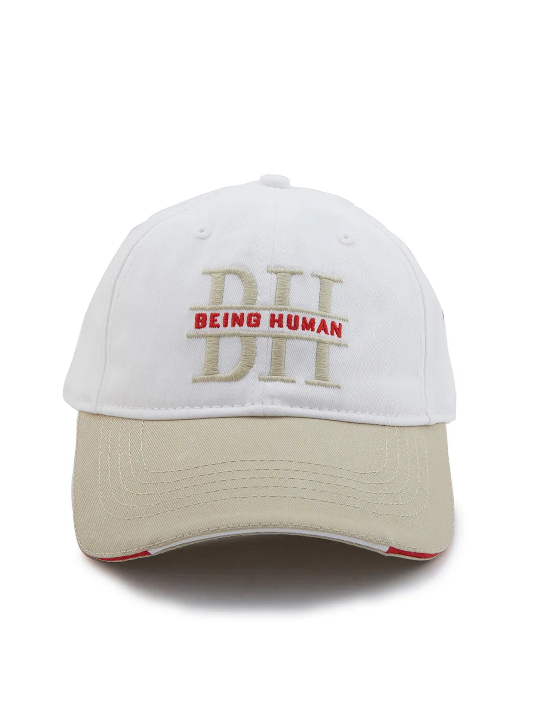 White Unisex Cap by Being Human Clothing
