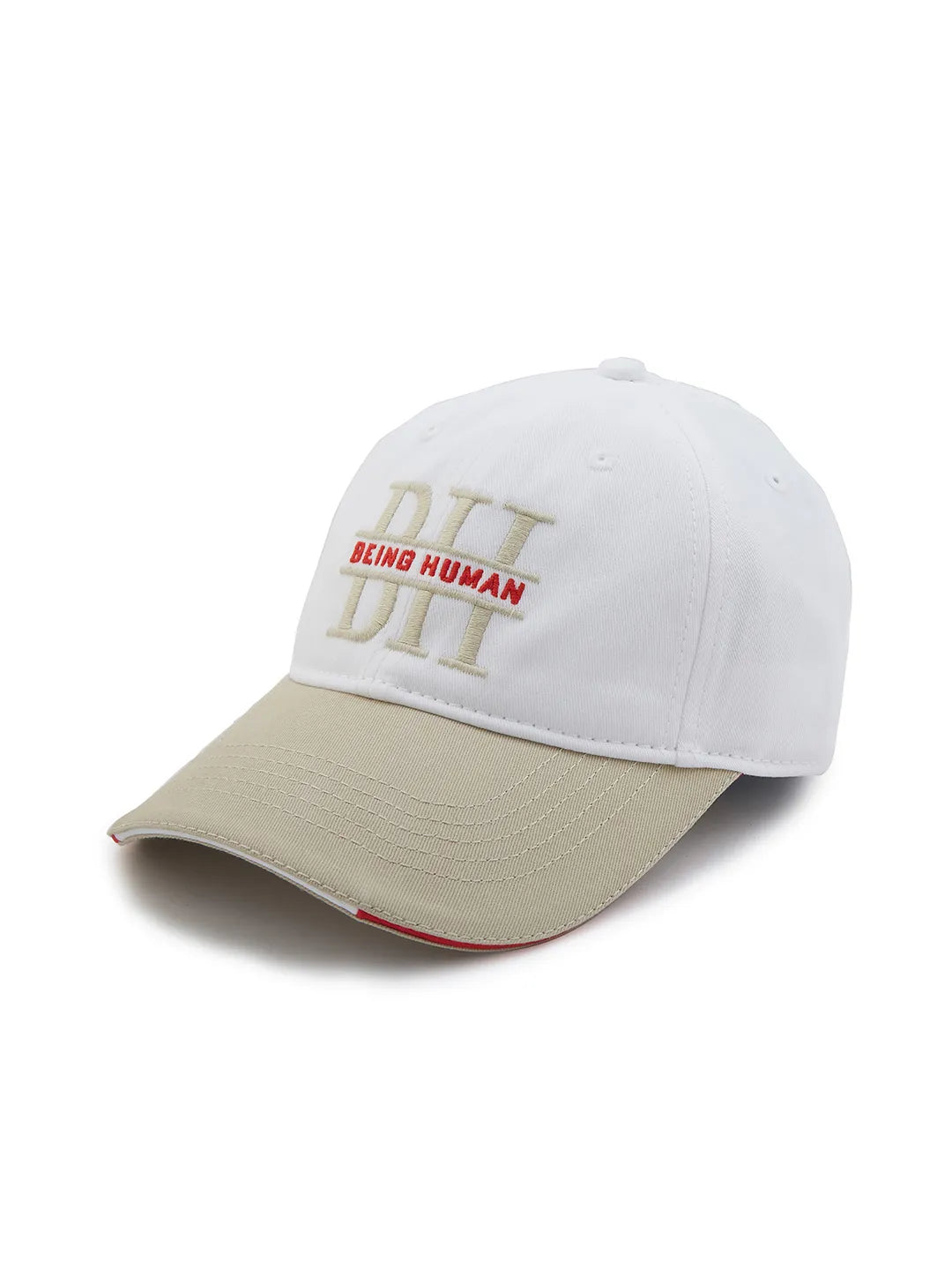White Unisex Cap by Being Human Clothing