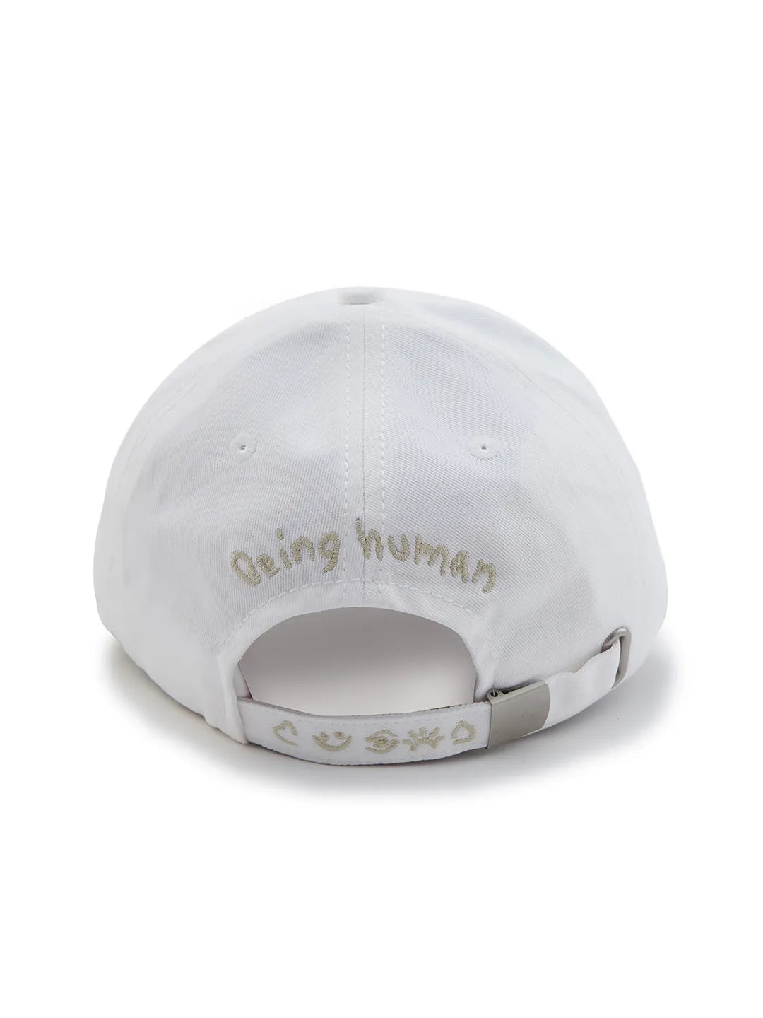 White Unisex Cap by Being Human Clothing