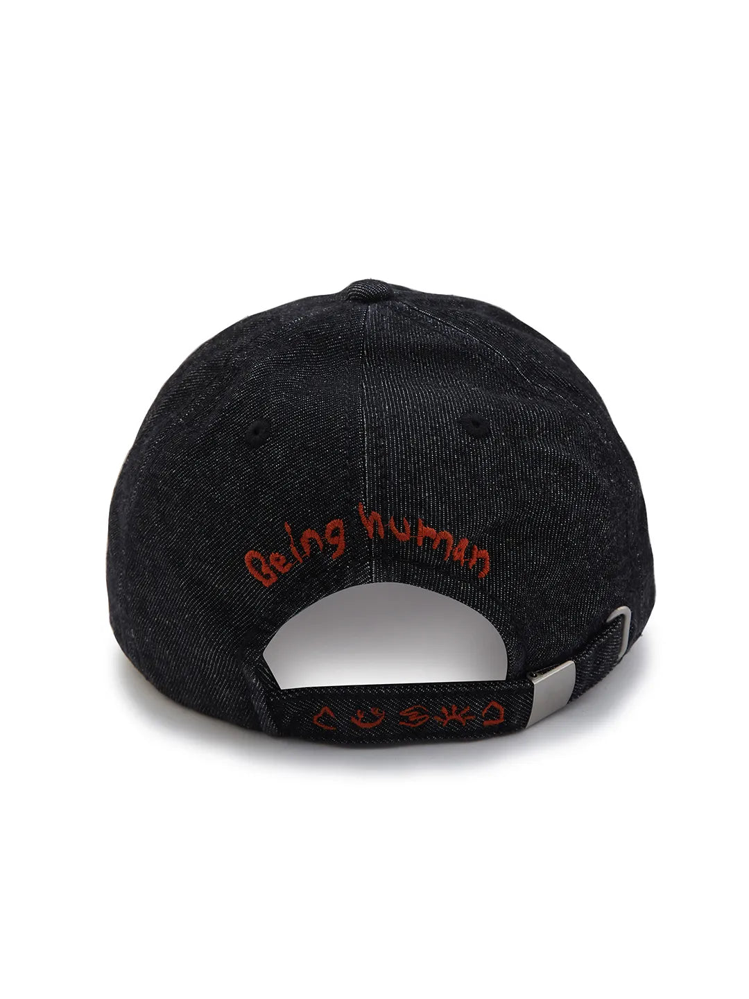 Unisex Caps-Black Denim by Being Human Clothing
