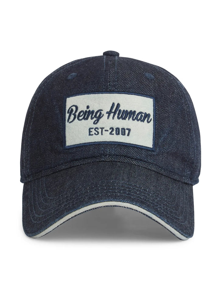 Blue Unisex Cap by Being Human Clothing
