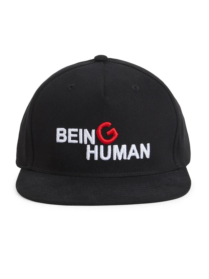 Black Unisex Cap by Being Human Clothing