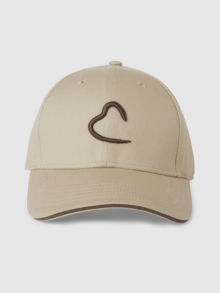 Khaki Cotton Unisex Cap