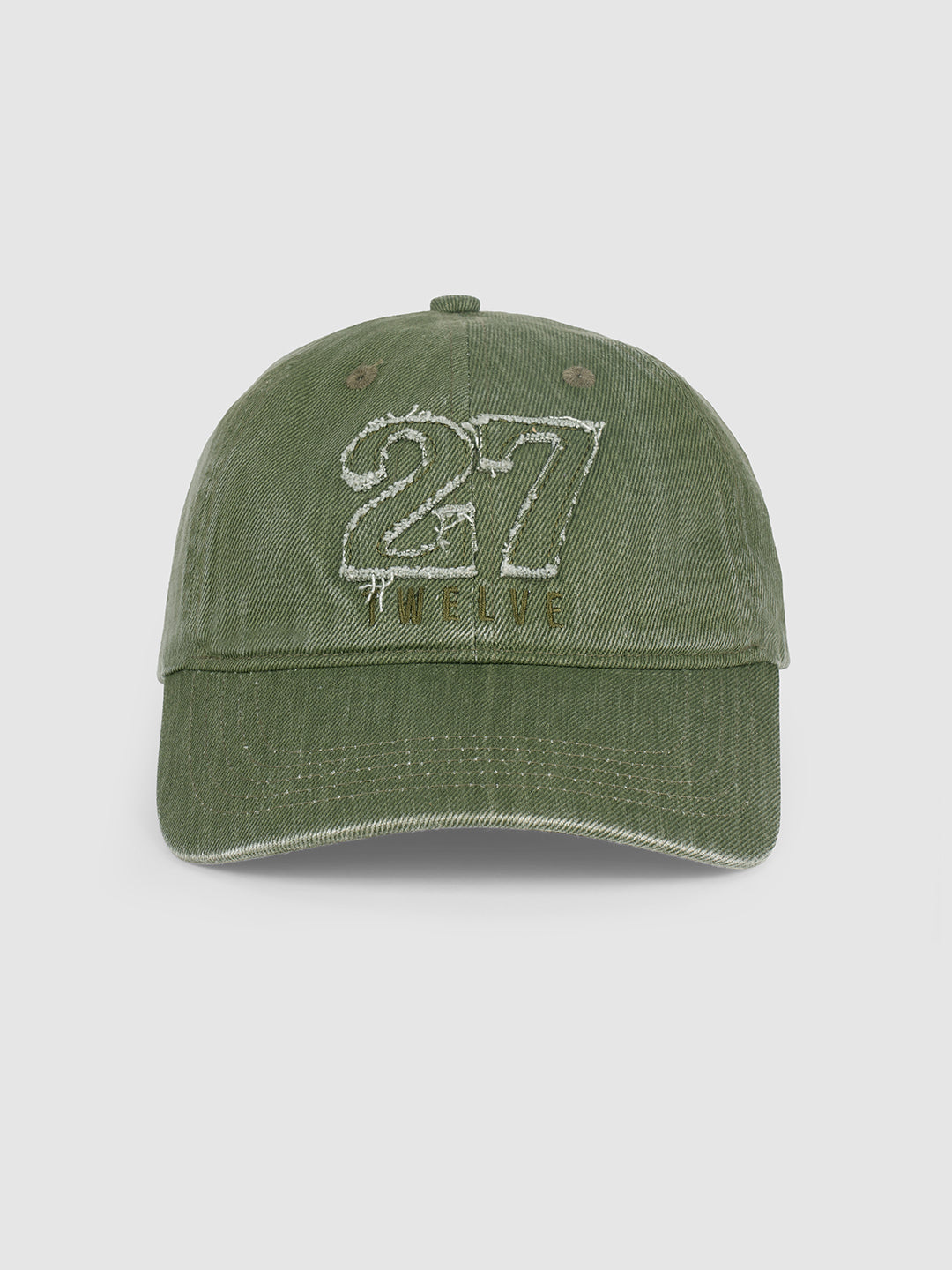 Olive Embroidered Men's Baseball adjustable Cap by Being Human Clothing