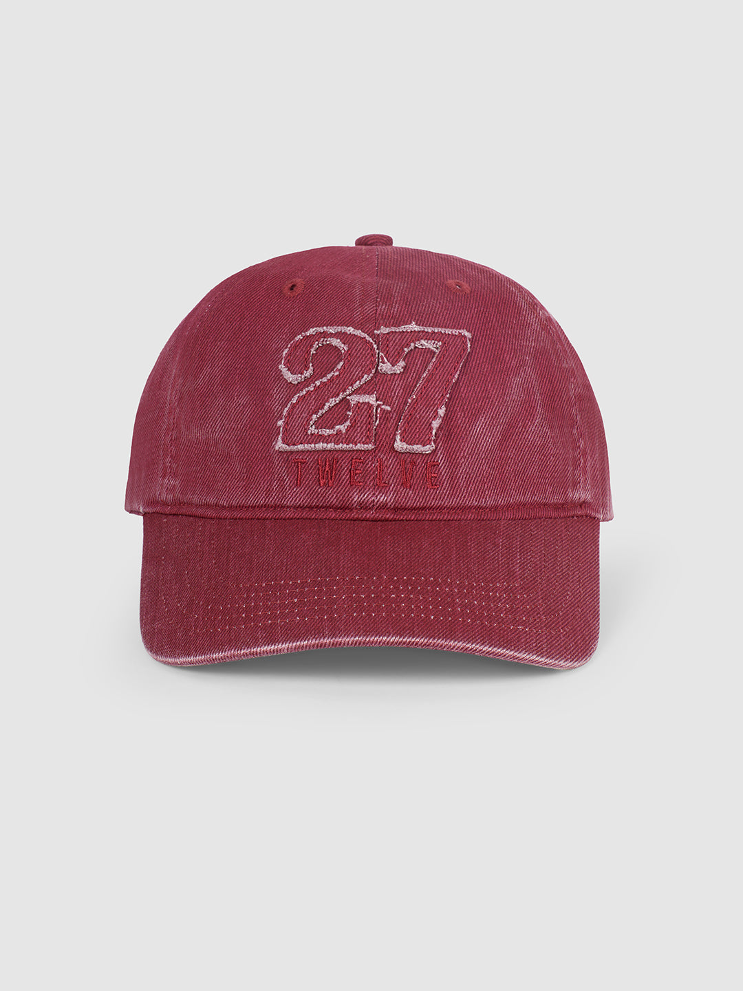 Red Embroidered Men's Baseball adjustable Cap by Being Human Clothing