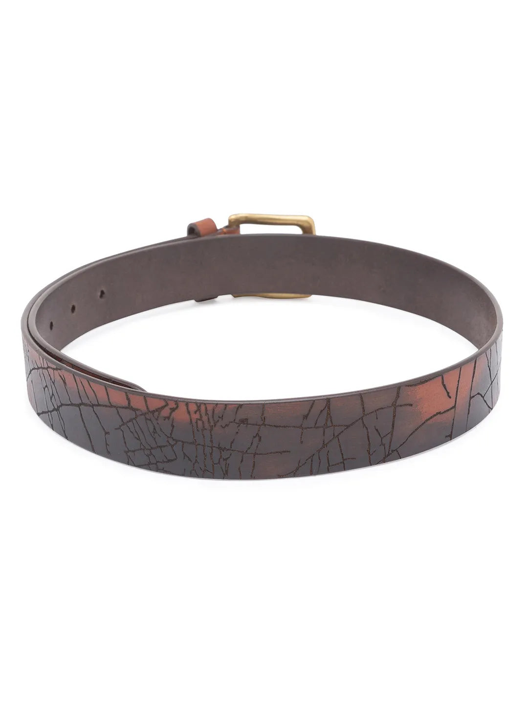 Tan Leather Men's Belt By Being Human Clothing