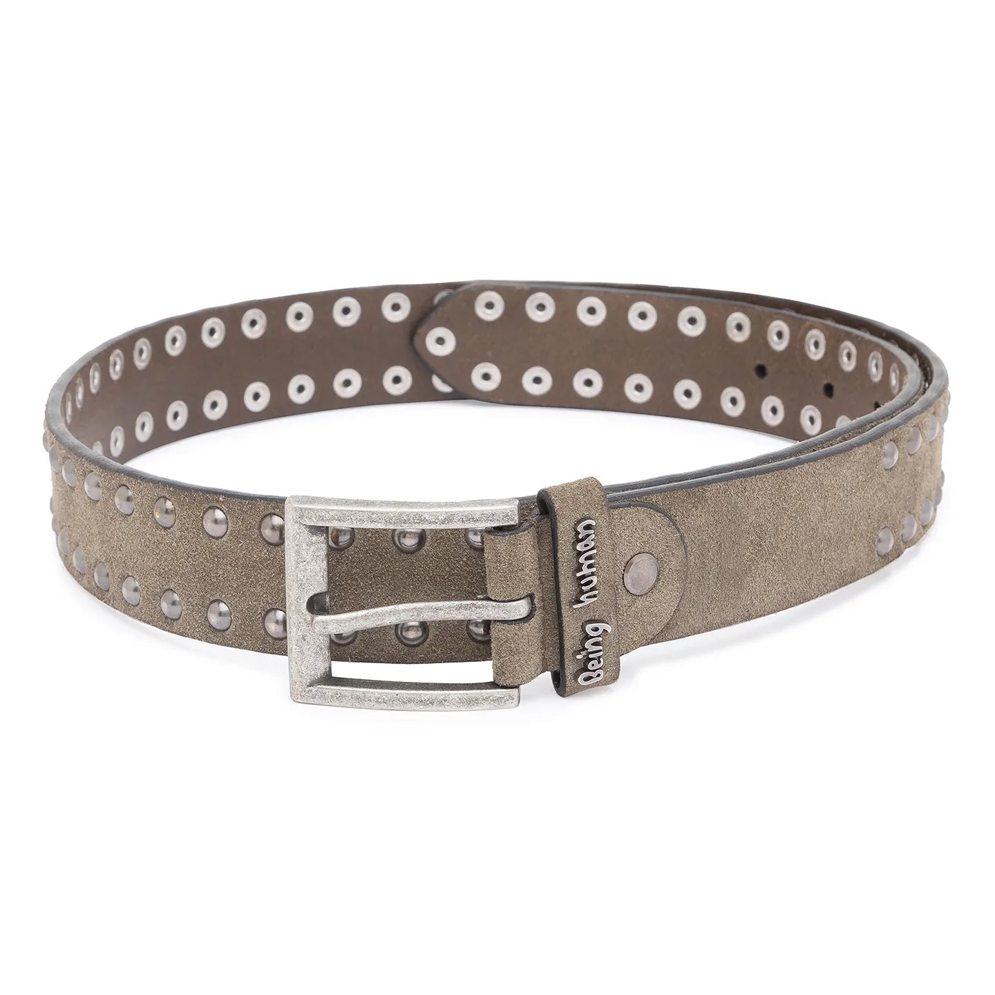 Being Human Clothing Men Olive Belts