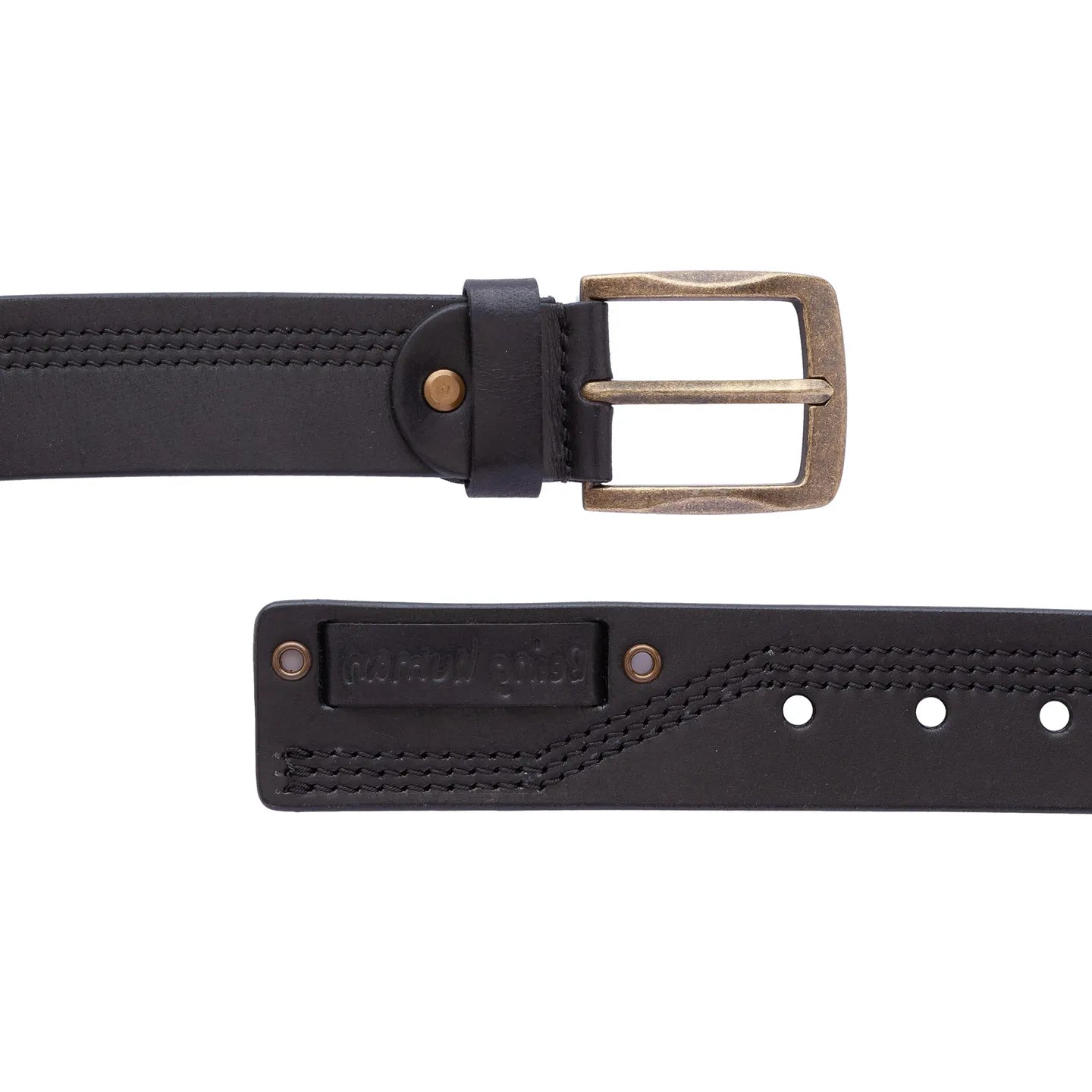 Being Human Clothing Men Black Belts