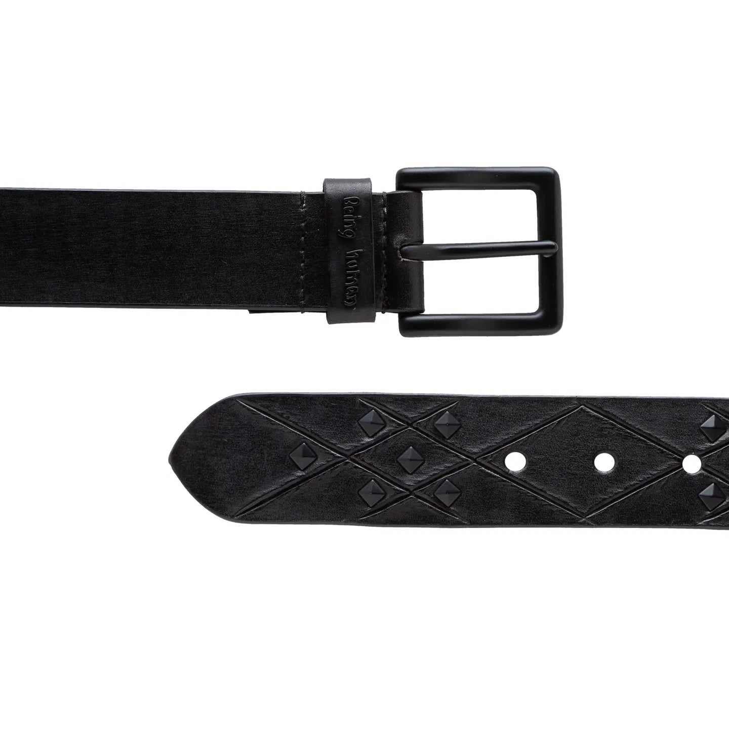 Being Human Clothing Men Black Belts