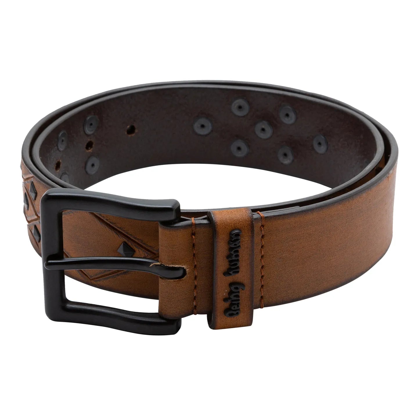 Being Human Clothing Men Tan Belts