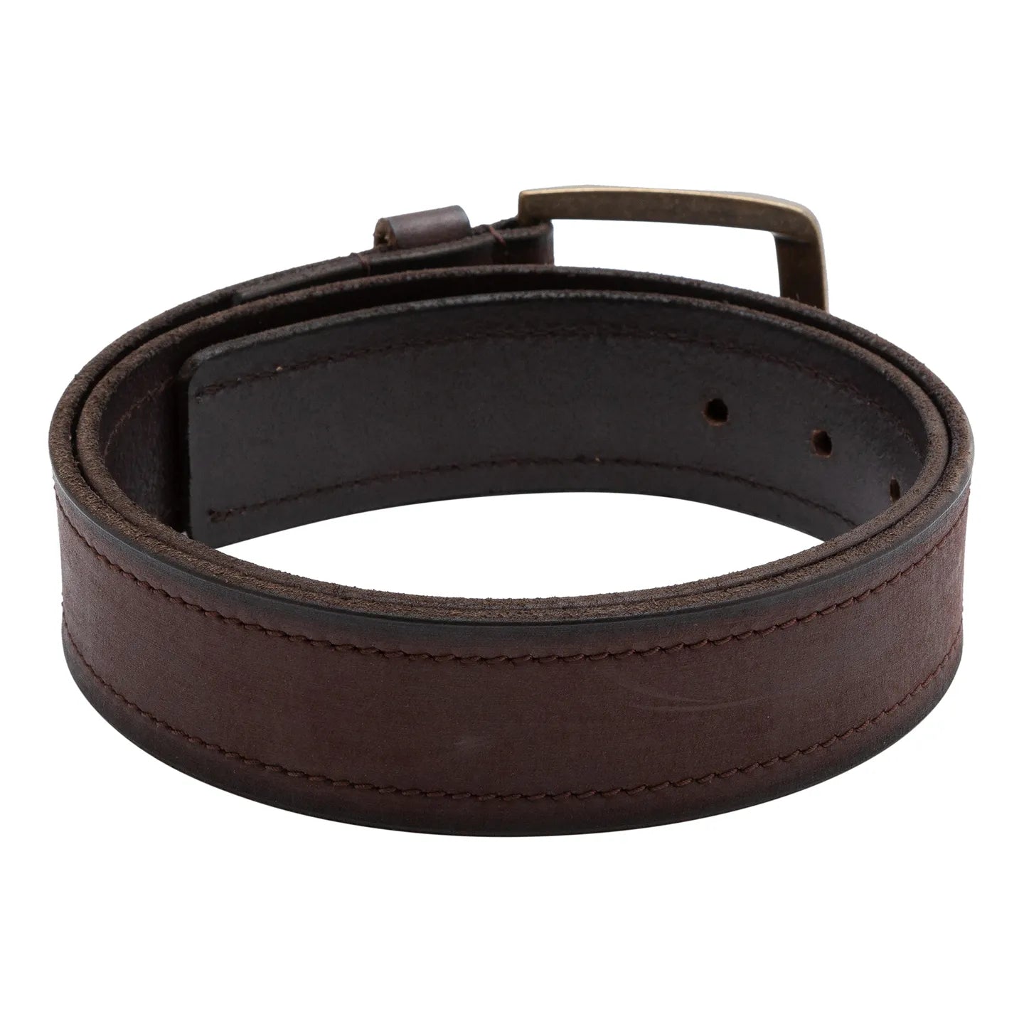 Brown Leather Men's Belt By Being Human Clothing
