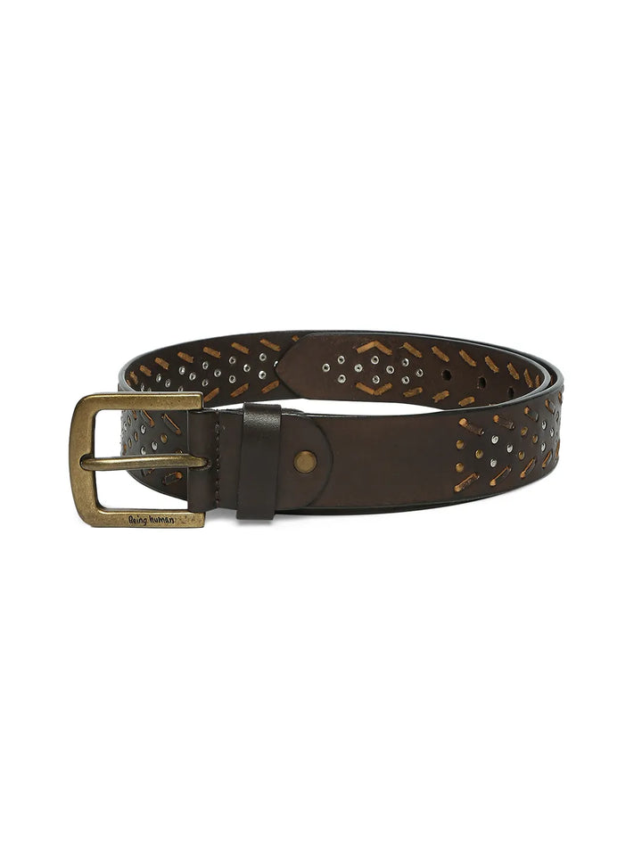 Brown Men's Belt By Being Human Clothing
