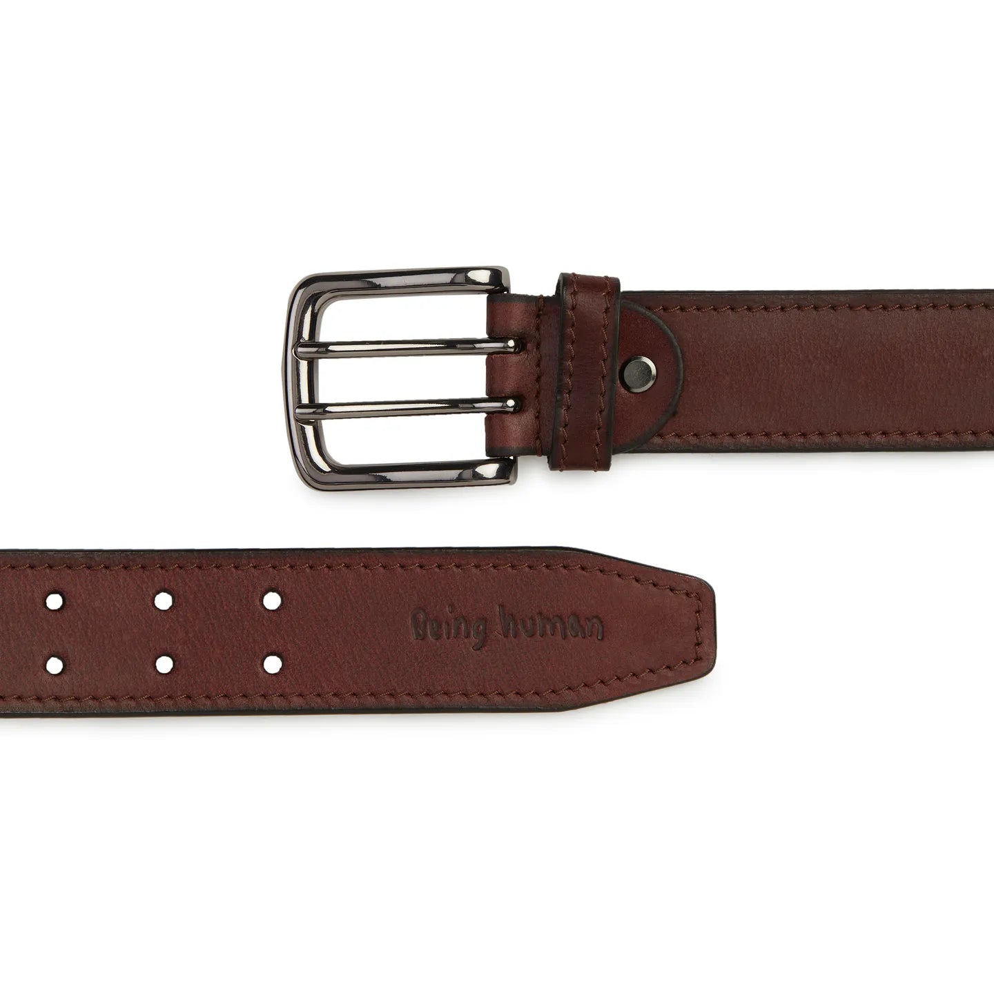 Accessories Reddish Brown Belts by Being Human Clothing