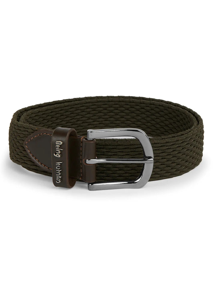Olive Men's Belt By Being Human Clothing