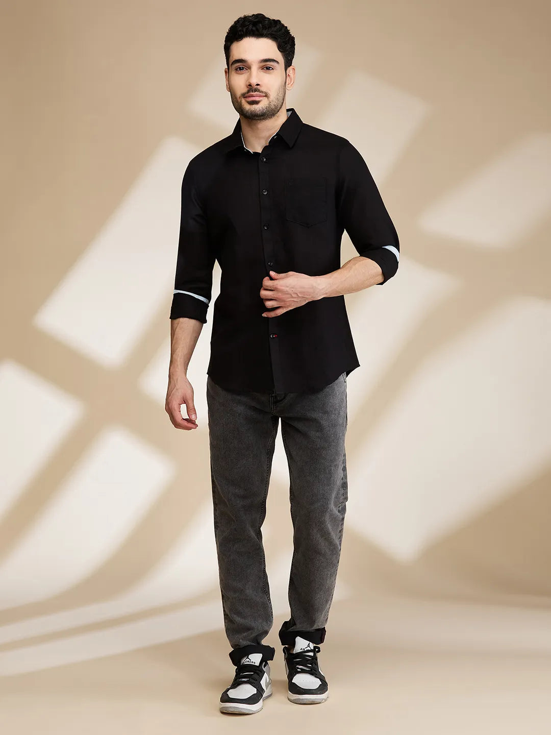 Being Human Clothing Mens-Top Shirts Black