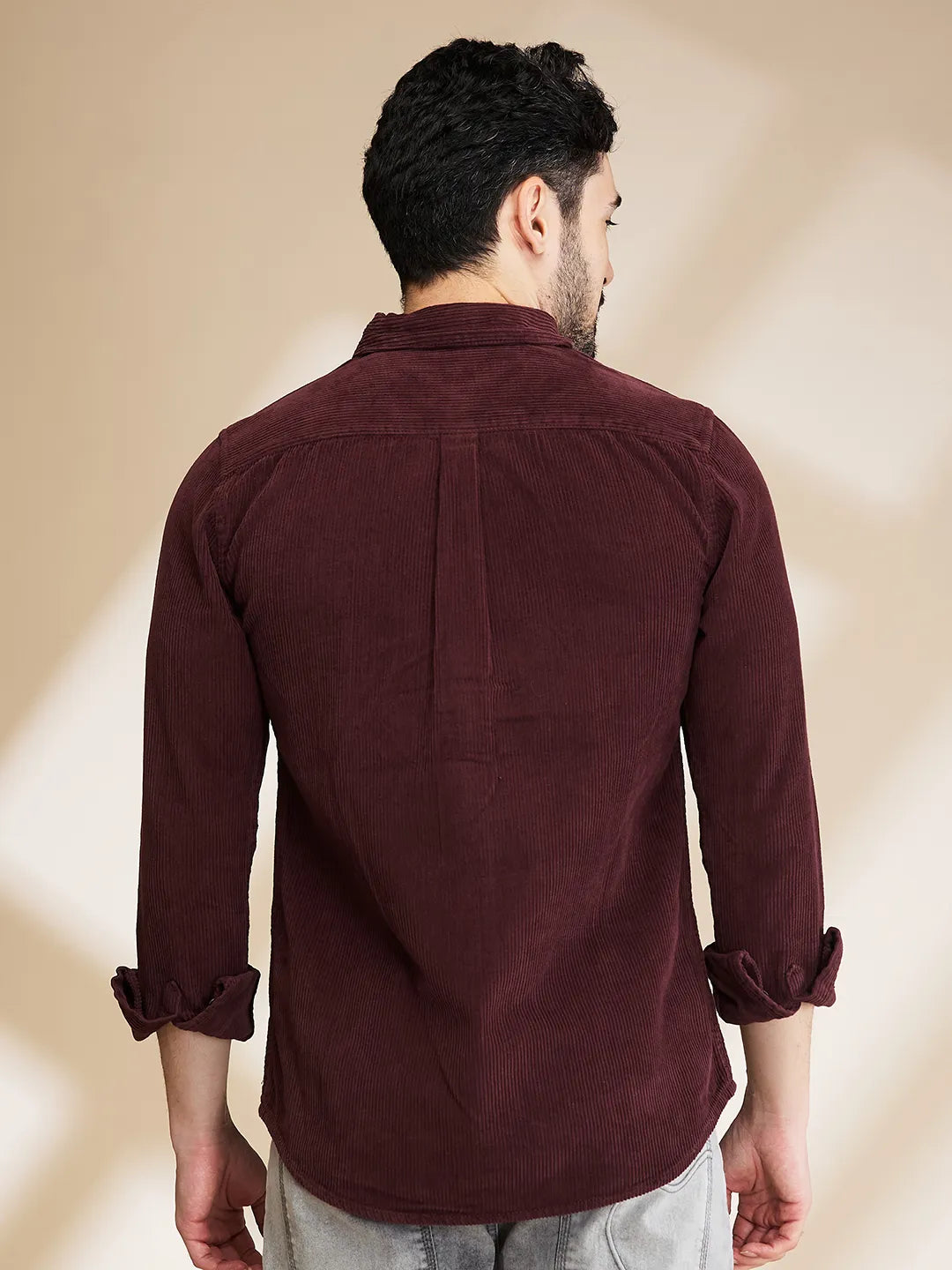 Being Human Clothing Mens-Top Shirts Maroon
