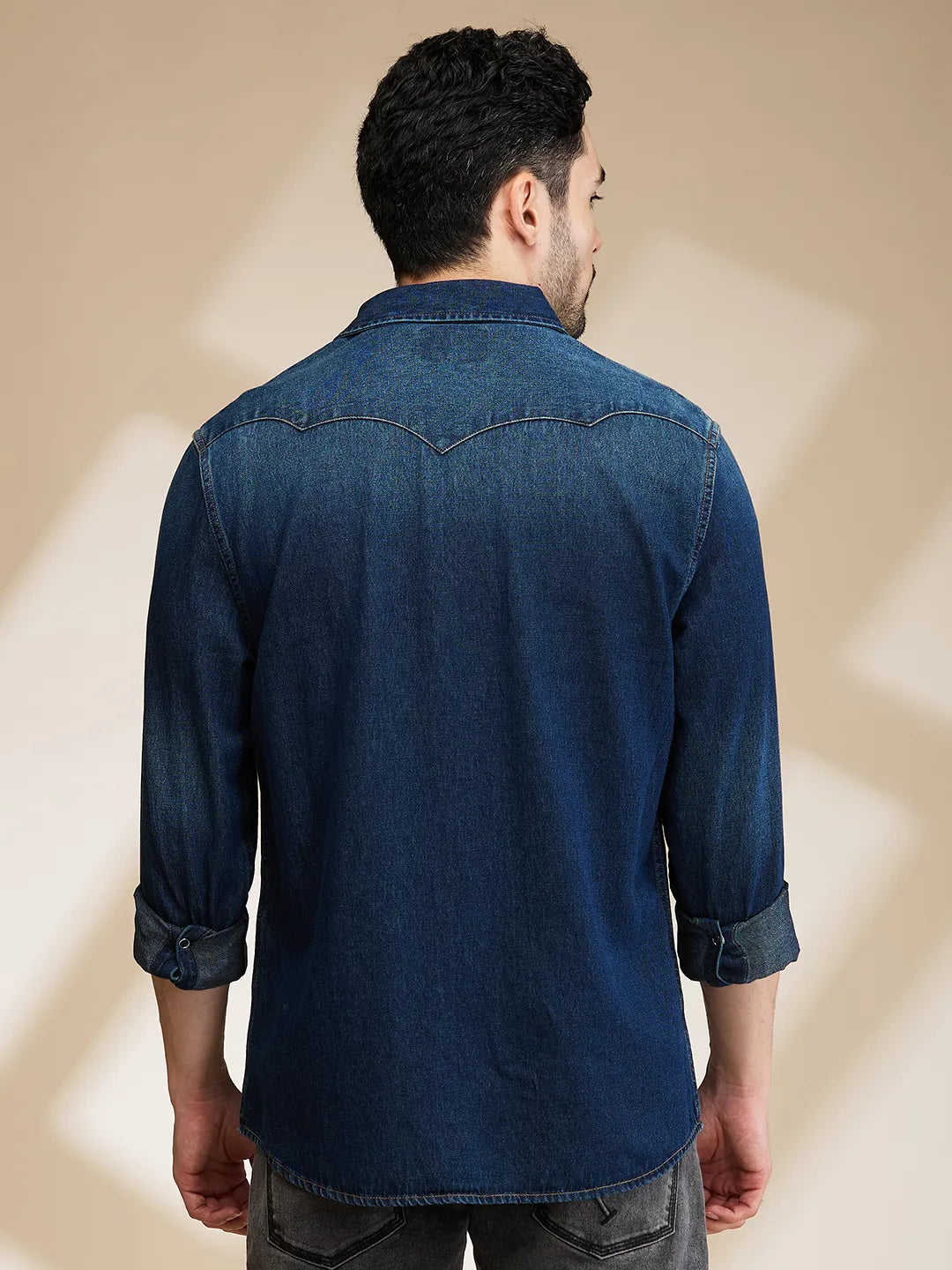 Being Human Clothing Mens-Top Shirts Dark Blue